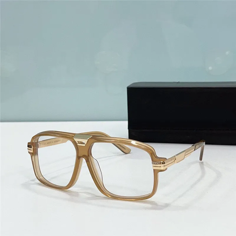 Fashionable Women's Square Optical Glasses In Transparent Acetate_voghion.com