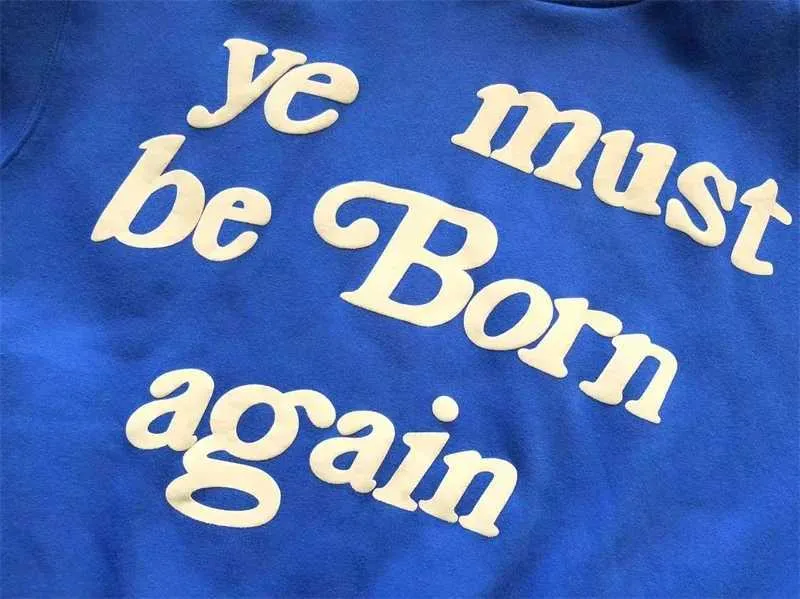 Sweat à capuche style vintage CPFM « Ye Must Be Born Again » pour homme et femme XJ250530_voghion.com