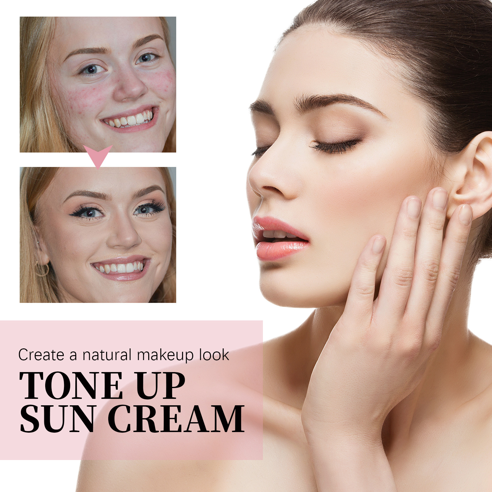 Jaysuing Cream Isolation Protection Against Ultraviolet Radiation, Refreshing, Moisturizing, Non greasy, and Whitening_voghion.com