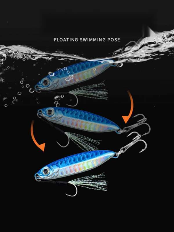 Fish Scale Pattern Small Iron Plate For Fishing_voghion.com