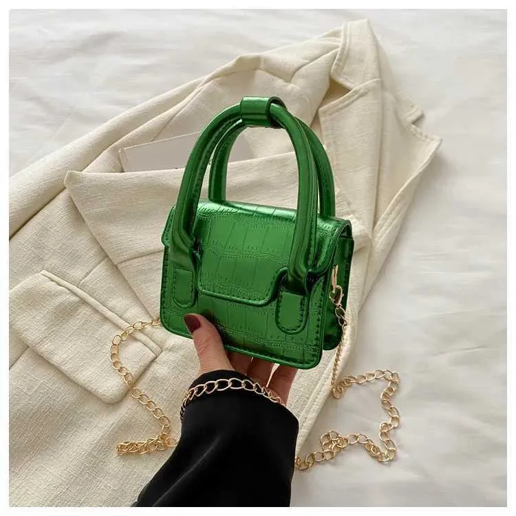 Naiste Mood Mini Crossbody kotid Täiskivist prinditud klapp vabaaja kett-õlakott Naistele Mitmekülgne Square Messenger_voghion.com