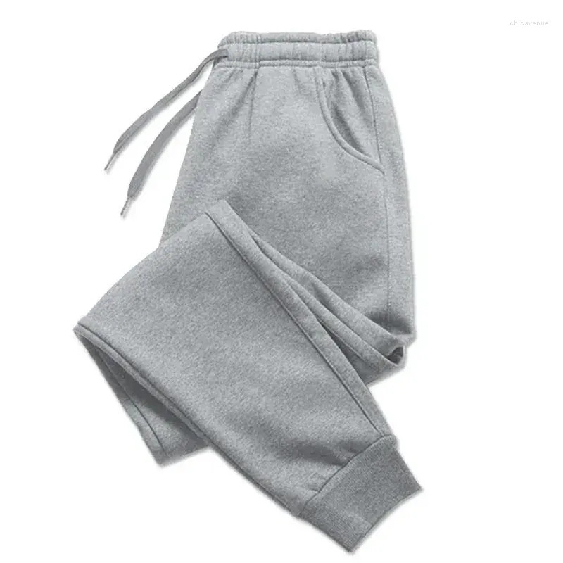 Herrebukser Herre Uformell Høst Vinter Fleece Joggebukser Herre Løping Jogger Sportsbukser Mote Ensfarget_voghion.com