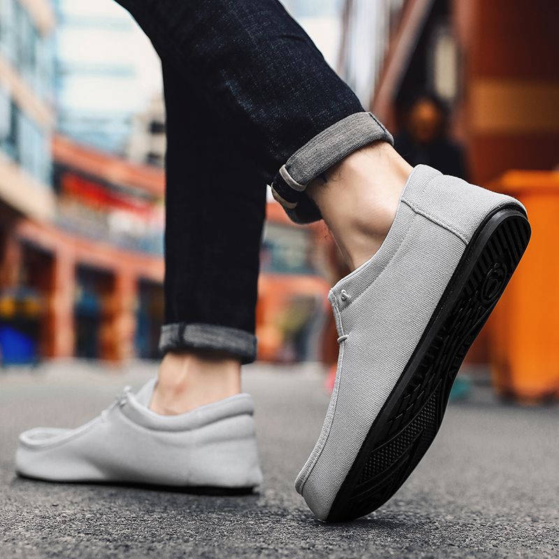 MAEDEF Man's Sneakers Canvas Flats Male Summer Casual for Men High Quality Loafers 2024 Walking Driving Mens Shoes_voghion.com