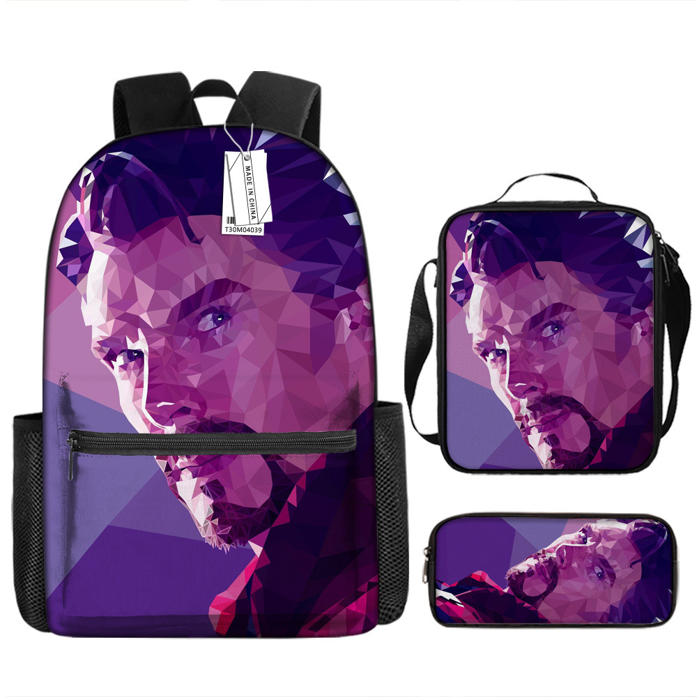 Hero Kids Backpack Large Capacity School Bag Unisex_voghion.com