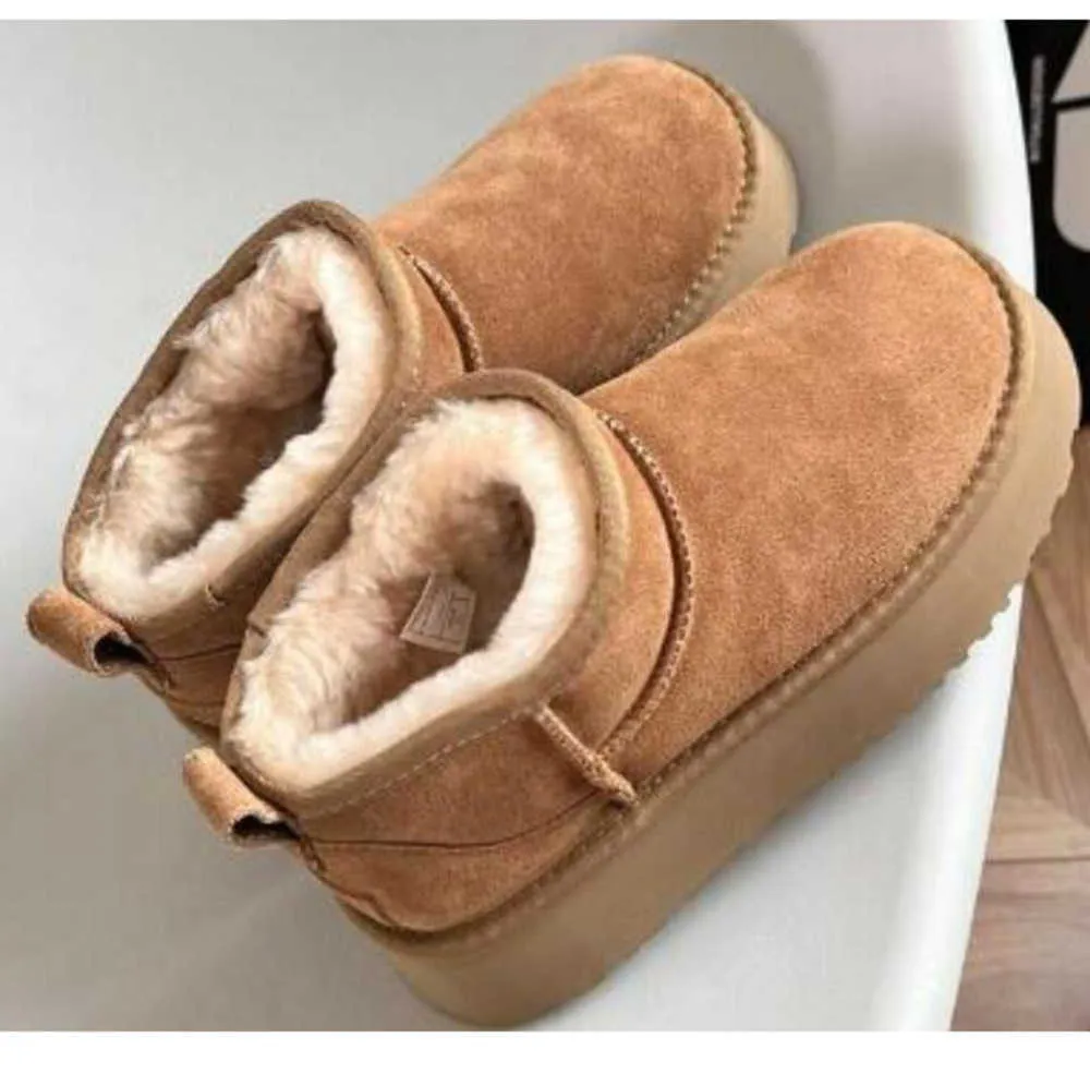 UG G Winter Women Platform Boot Classic Mini Booties Woman Fashion Fur Fluffy Thick Sole Snow Boots_voghion.com