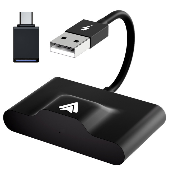 Adaptateur sans fil pour téléphone Android, adaptateur de voiture sans fil, clé Carplay sans fil, mise à jour en ligne Plug Play 5 GHz WiFi_voghion.com