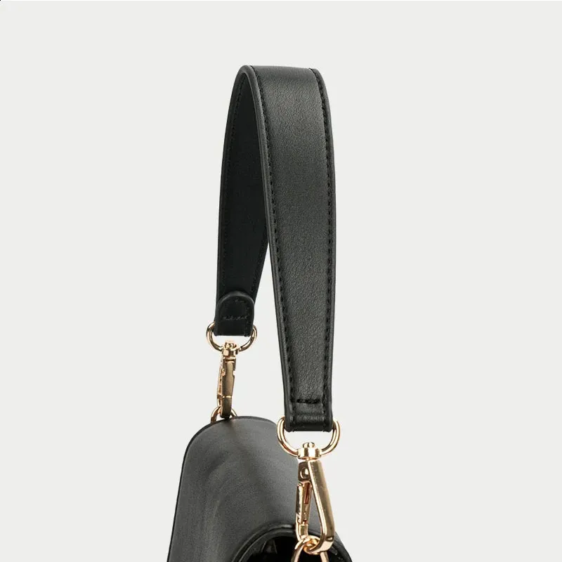 100% Genuine Leather Handbags Handles For Handbag Short Purse Strap Golden Buckle Replacement Bag Belt Band 240729_voghion.com
