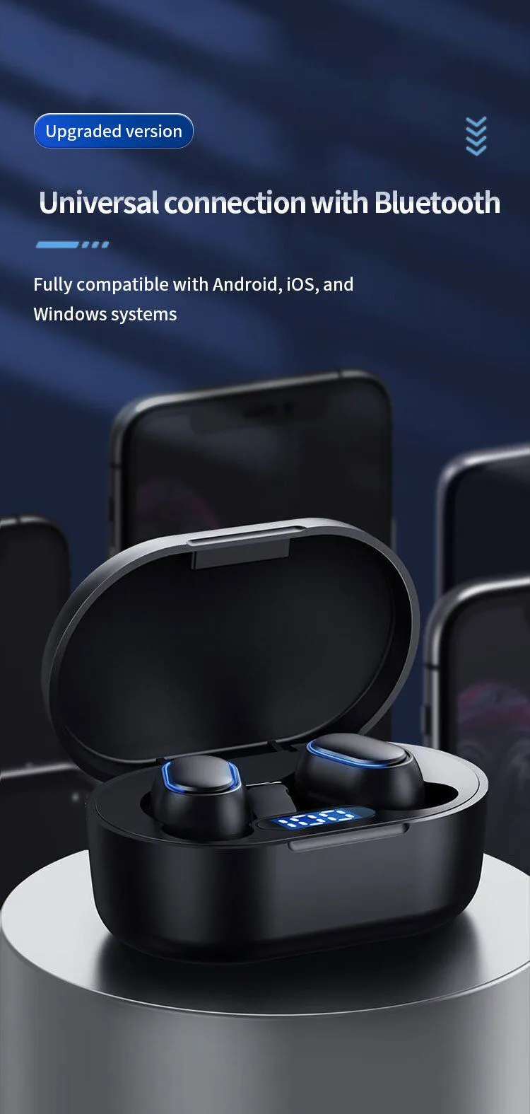 Drahtlose Bluetooth In-ear Kopfhörer Mit Mikrofon Für Sport_voghion.com