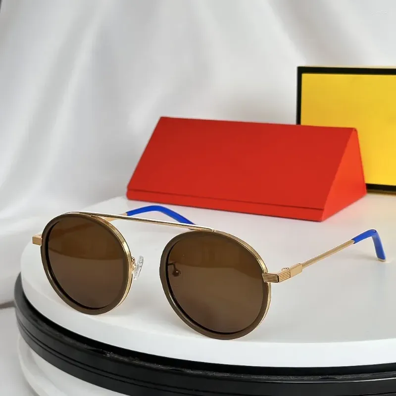 Sunglasses Women Outdoor Sunshine Beach Travel Guest Round Eyewear UV400 High Quality Design Unisex Personality Fashion_voghion.com