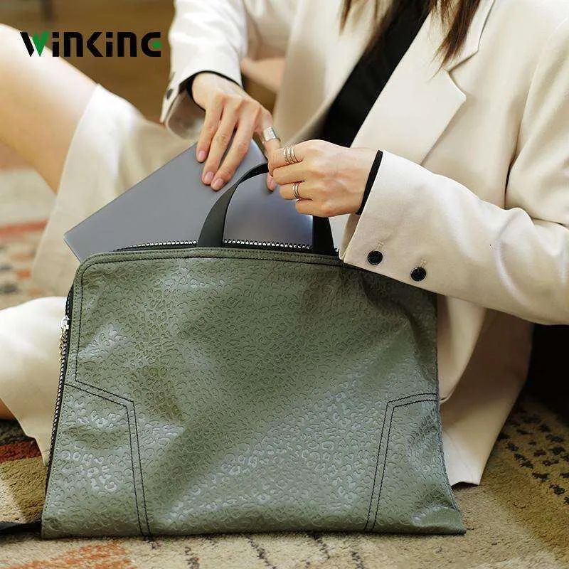 Uomo Donna Borsa Sottile da Lavoro in Pelle PU con Stampa Leopardata 15.4 Borsa per Laptop da 15 Pollici Custodia per Affari Borsa a Mano Impermeabile_voghion.com