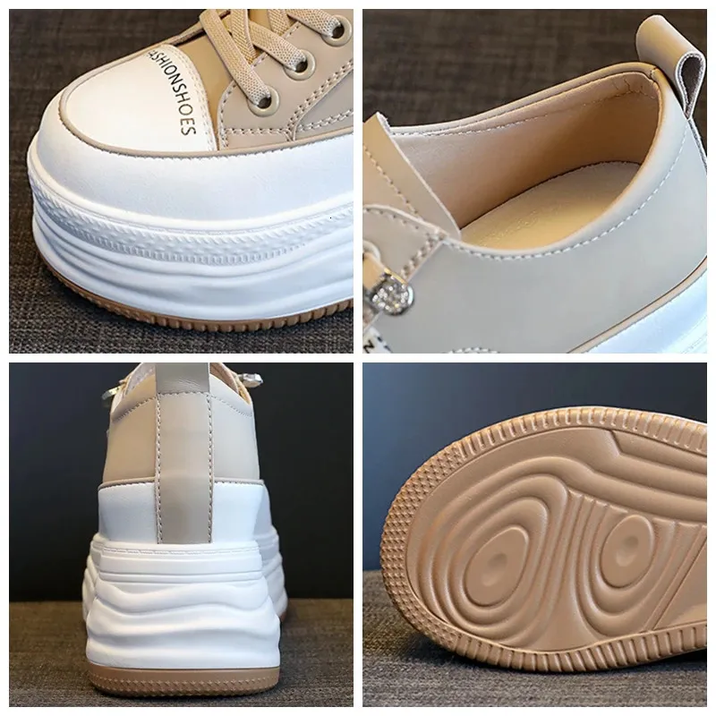 7cm rindsleder vulkanisierte plattform keilförmigen versteckte schnürsenkel schnürsenkel erhöhen lässige mode sport frauen_voghion.com