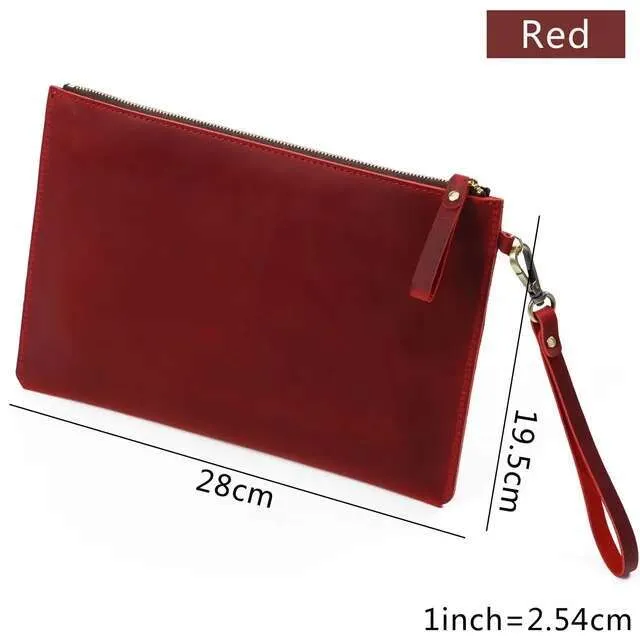 11*7 zoll Echtes Leder Aktentasche Business Computer Hülse Fall Mode Brieftasche Tablet Für Ipad Schützen Abdeckung Tasche_voghion.com