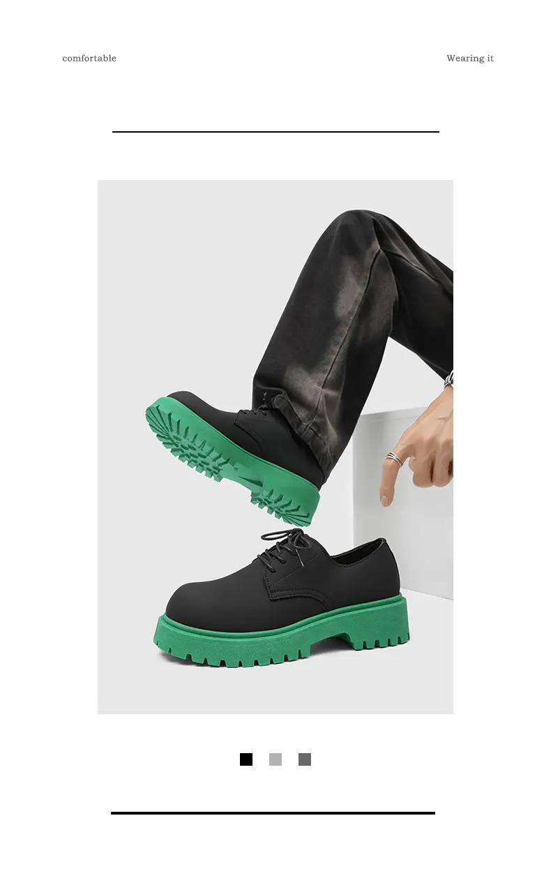 CMY Niche Thick-soled Heightening Tooling Martin Boots Men's Shoes_voghion.com