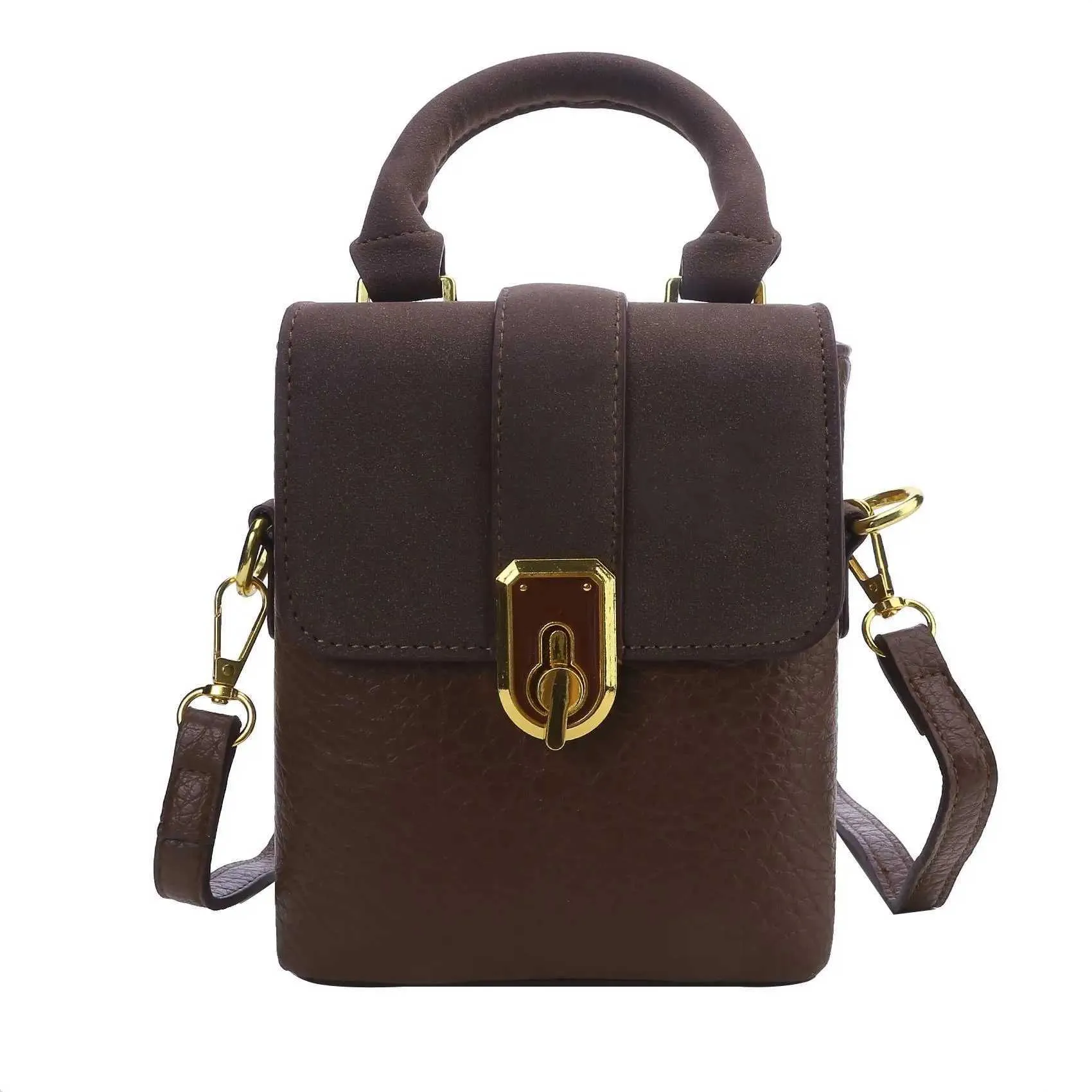 Borsa a tracolla singola quadrata piccola portatile semplice e retrò Ba241214_voghion.com