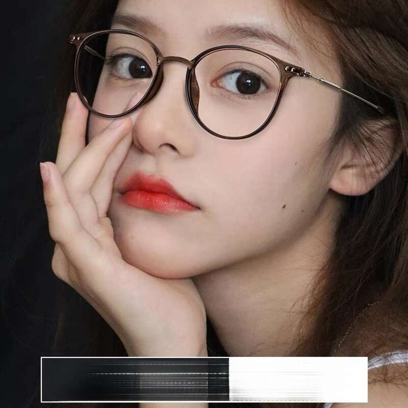 Anti-Blaulichtbraune flache Sonnenbrillenfassungen für Männer und Frauen_voghion.com