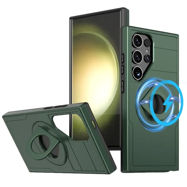 Magnetic Ring Phone Case for Samsung Galaxy S23 S21 FE S24 S22 Ultra Plus A54 A24 A34 A05 A05S A15 A25 A35 A55_voghion.com