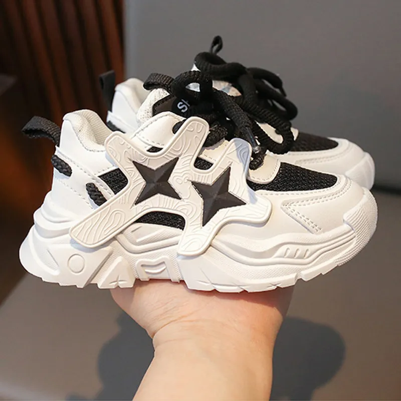 Children Sport Boy Anti Slip Soft Sole Basketball Shoes Kidsnest Girl Trendy Walking Winter Platform Height Increasing_voghion.com