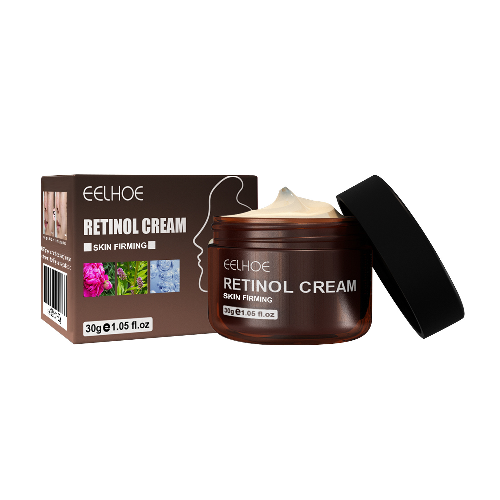 EELHOE crème visage rétinol Anti-âge rides Lifting ton éclaircissant hydratant visage raffermissant crème de soin de la peau_voghion.com