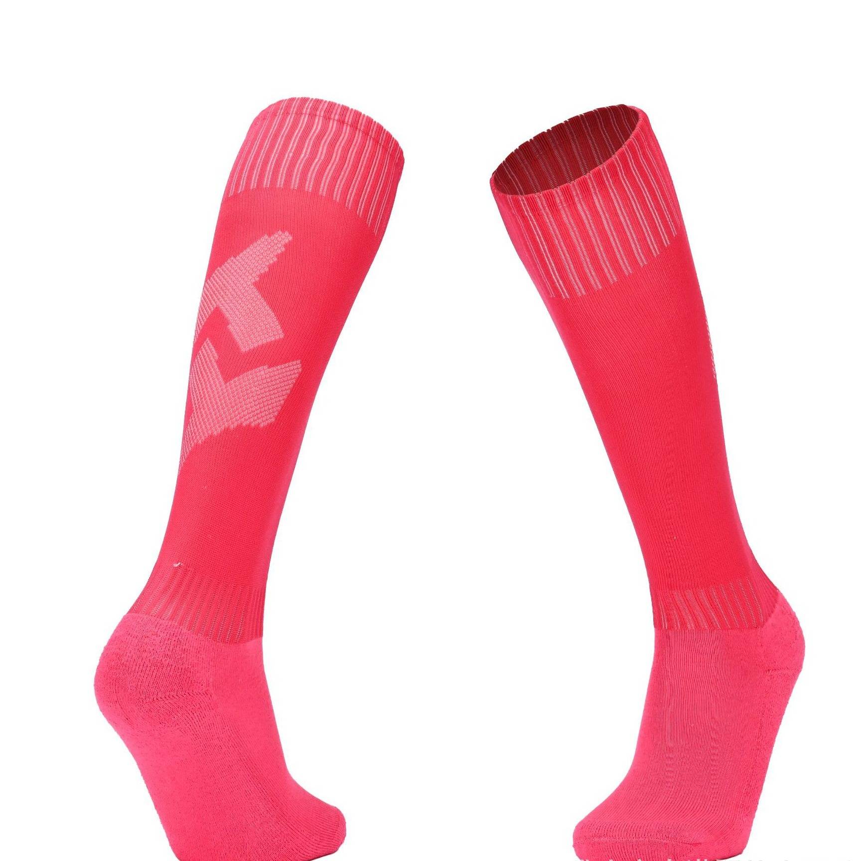 Breathable Cotton Football Socks With Anti-Slip Grip For Adults & Kids - Long Tube Training Socks In Multiple Colors_voghion.com