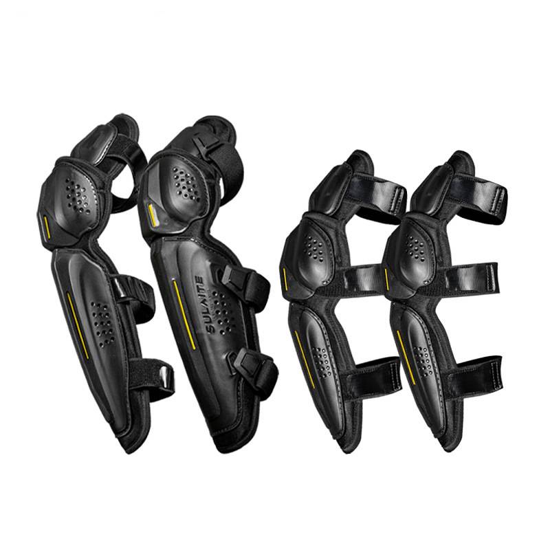 CE2 Certified Motorcycle Knee & Elbow Guards - Breathable Protective Gear For Riding, Racing, Off-Road & Outdoor Sports (Black/Pink)​_voghion.com
