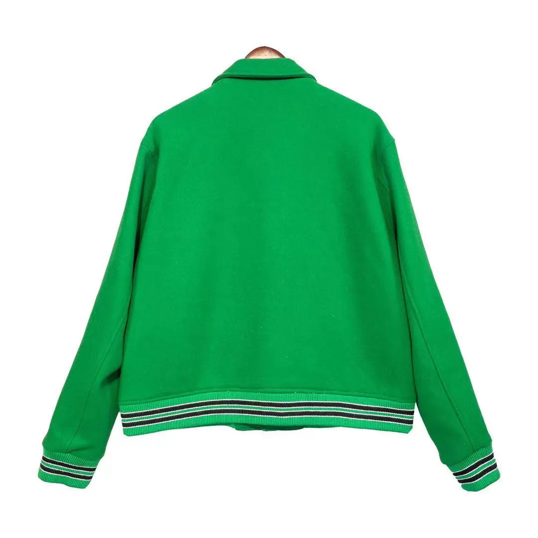 Giacca da baseball floccata SLP, uniforme, moda, monopetto, calda, per coppie, donne e uomini, cappotti universitari da uomo_voghion.com