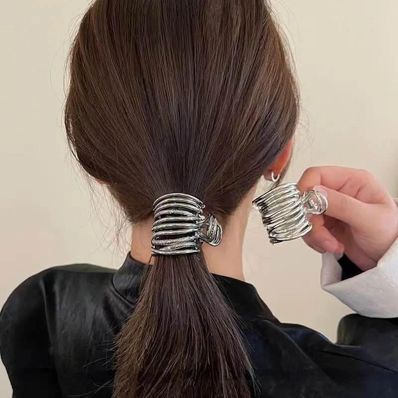 Haarspangen Hoher Clip Für Frauen Mode Metall Klaue Mädchen Klemmen Mädchen Feste Haarnadel Zubehör Kopfbedeckungen_voghion.com