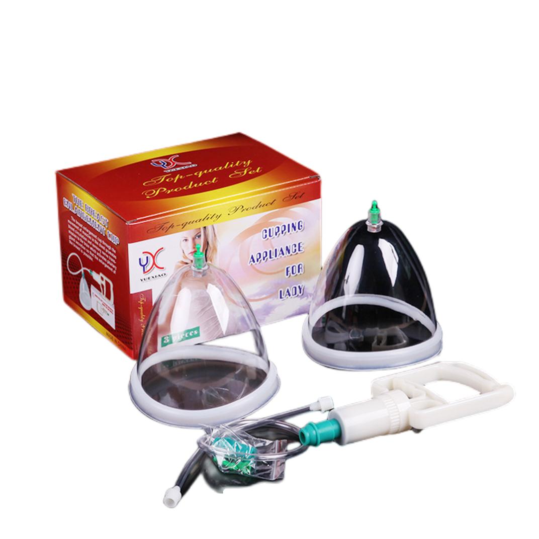 1Set Bröst & Rumpa Enhancement Pump Lyft Vakuum Sug Kopp Sug Terapi Device_voghion.com