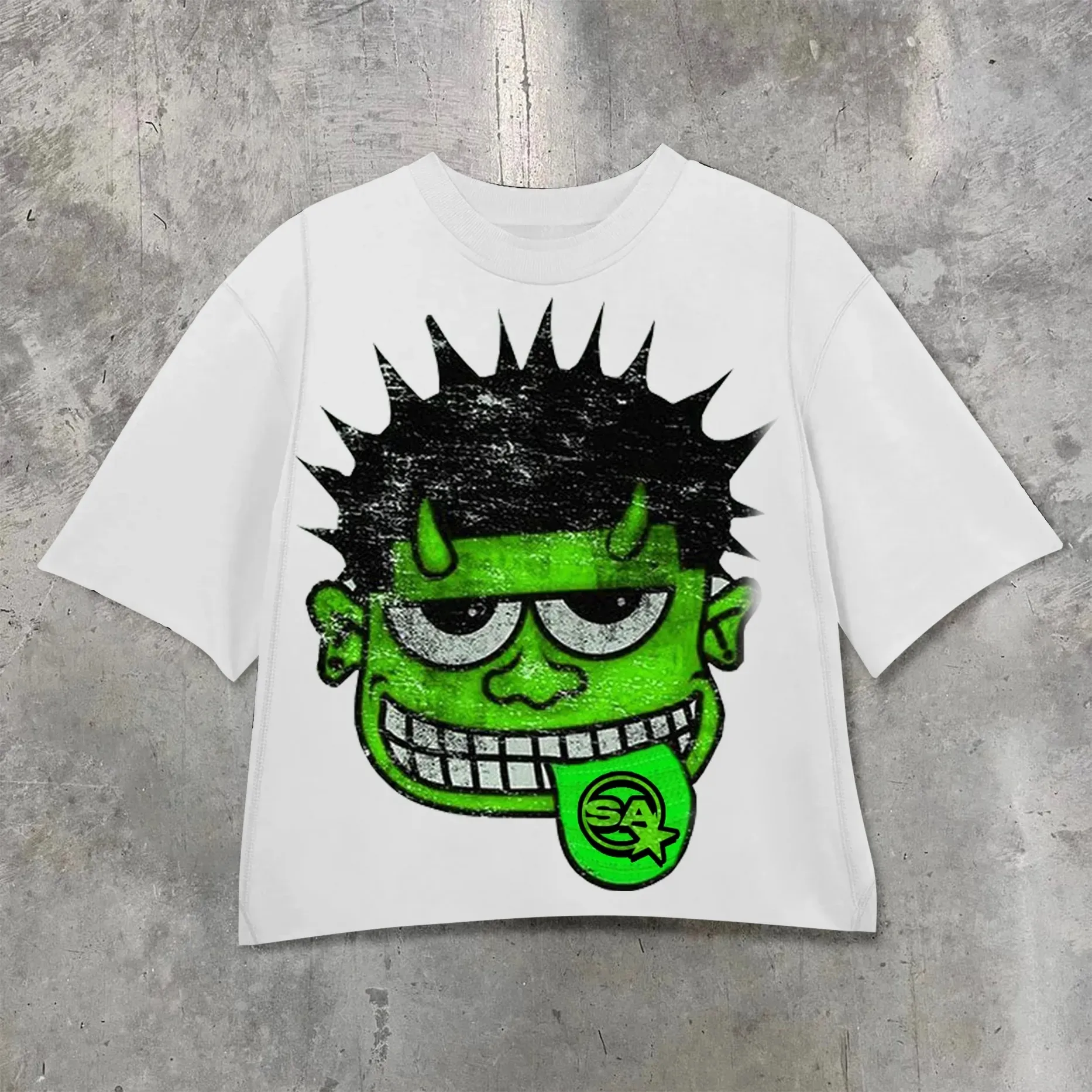 Vyriški marškinėliai Y2K Vintage Drabužiai Retro Klasikiniai Grafiniai Spausdinti Laisvi Trumpomis Rankovėmis Haruku Gotika Laisvalaikio Didelio Dydžio_voghion.com