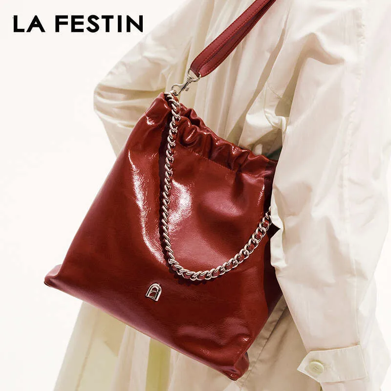 LA FESTIN Original Brand Women's Tote Chain Crossbody Designer Summer Shoulder Bag_voghion.com