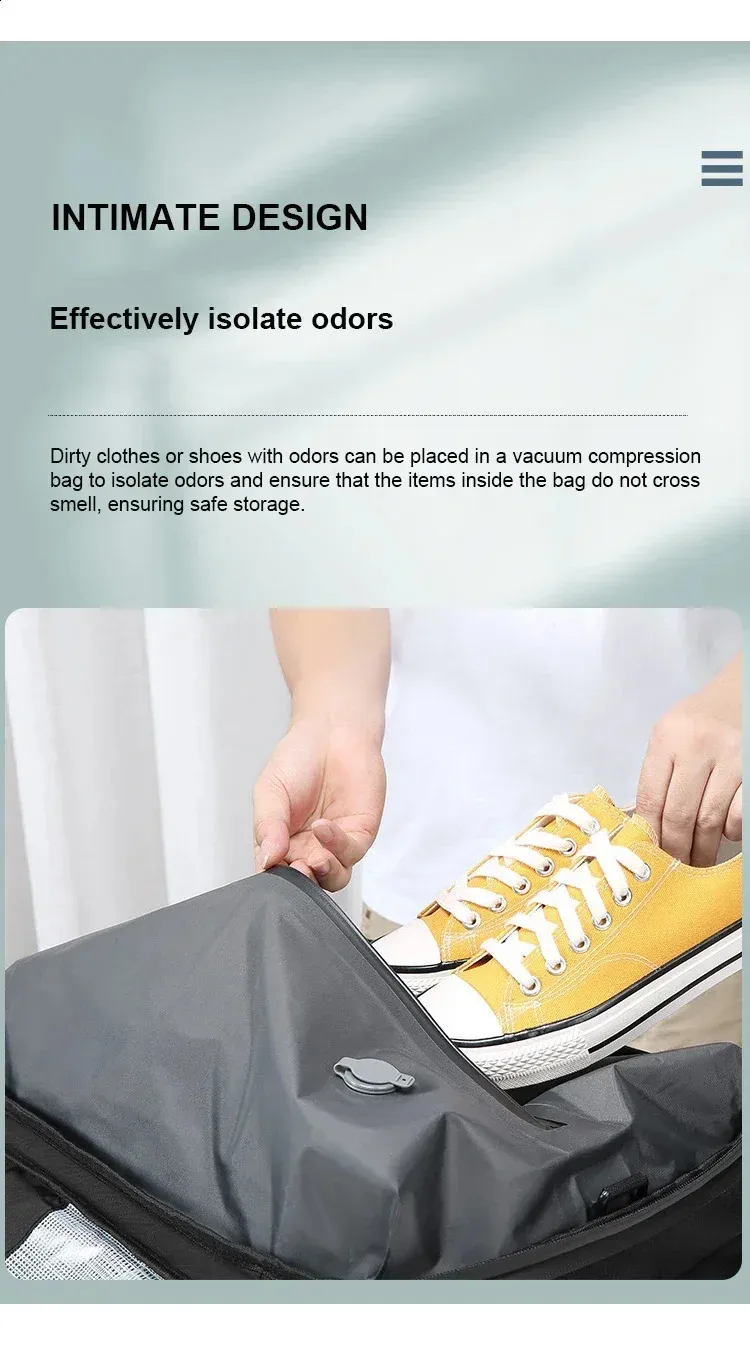 Airback Travel Men 16 inch Laptop Backpacks Vacuum Compression Expandable Business Back Pack School Backpack 240730_voghion.com