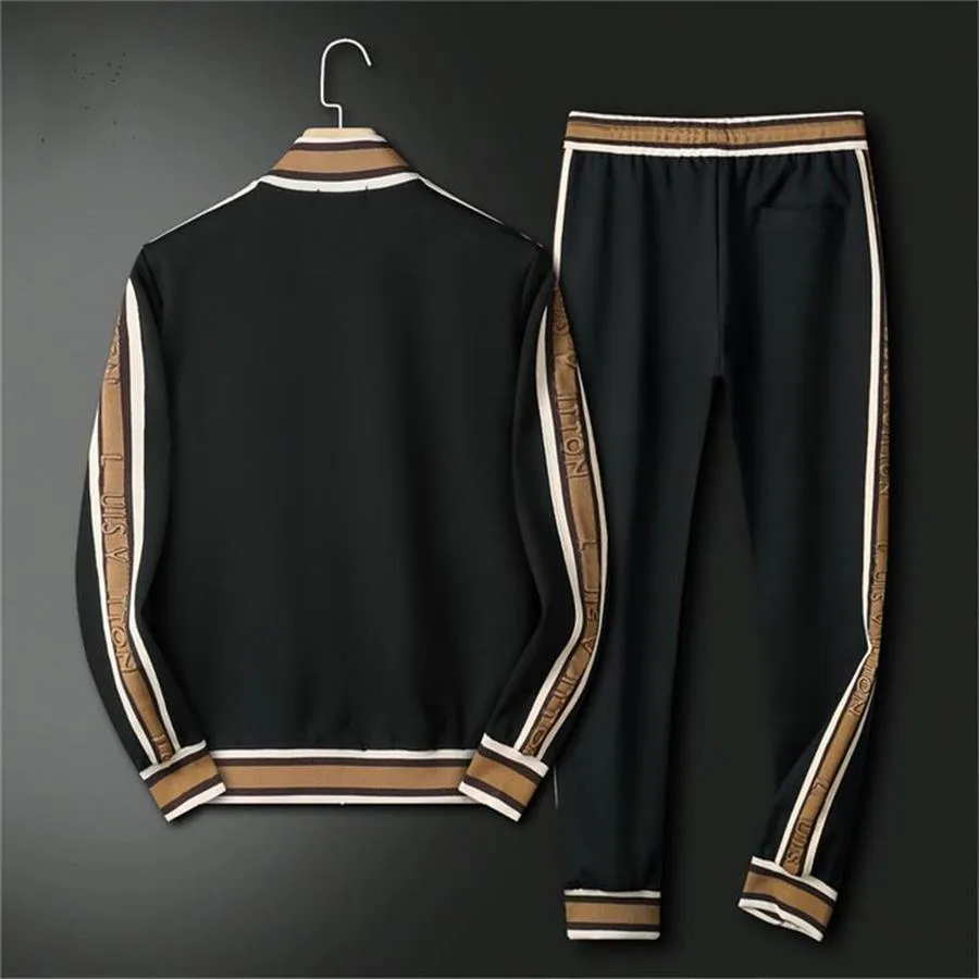Set de două piese pentru bărbați, cardigan, hanorac, la modă de toamnă-iarnă, sport și agrement, nou_voghion.com