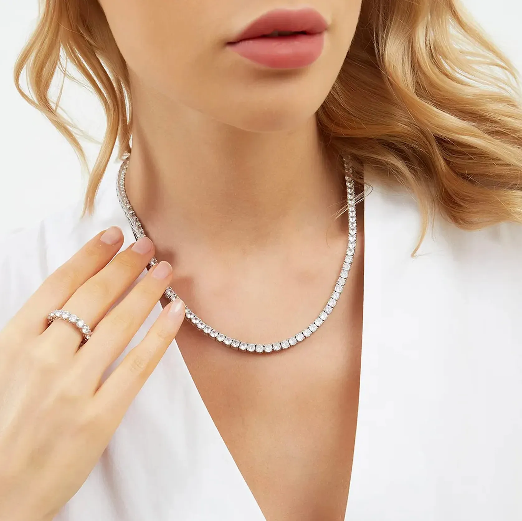 RINNTIN SMN Prix de gros Bijoux Hip Hop 2mm 3mm 4mm S Sier Collier Bracelet DE Moissanite Dia Chaîne de tennis_voghion.com