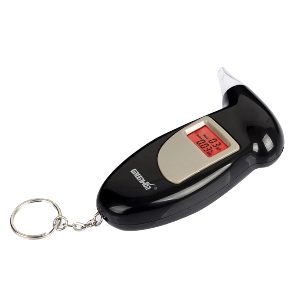 Professional Digital Breath Alcohol Tester Portable Keychain Detector_voghion.com