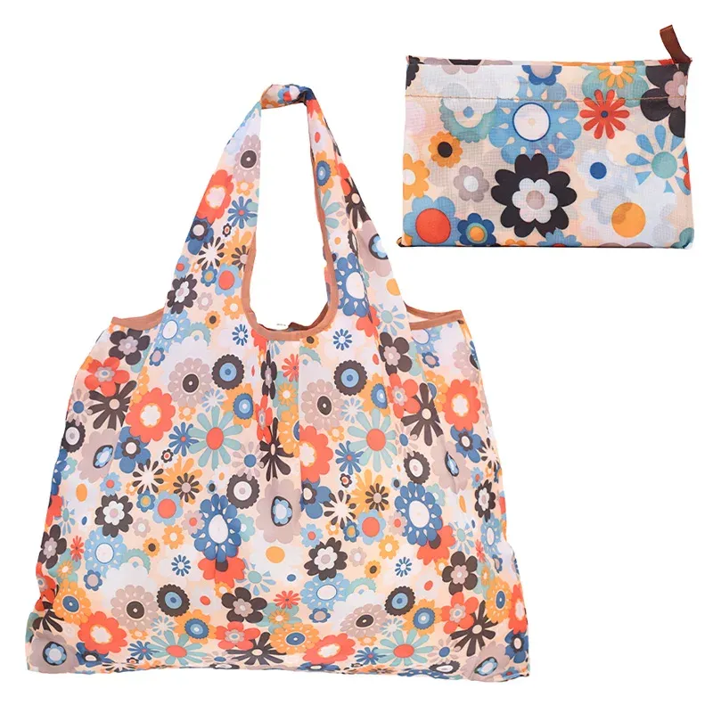 Multiple Styles Size Folding Shopping Bag Environmental Protection Large Capacity Lightweight And Portable Storage Bags_voghion.com