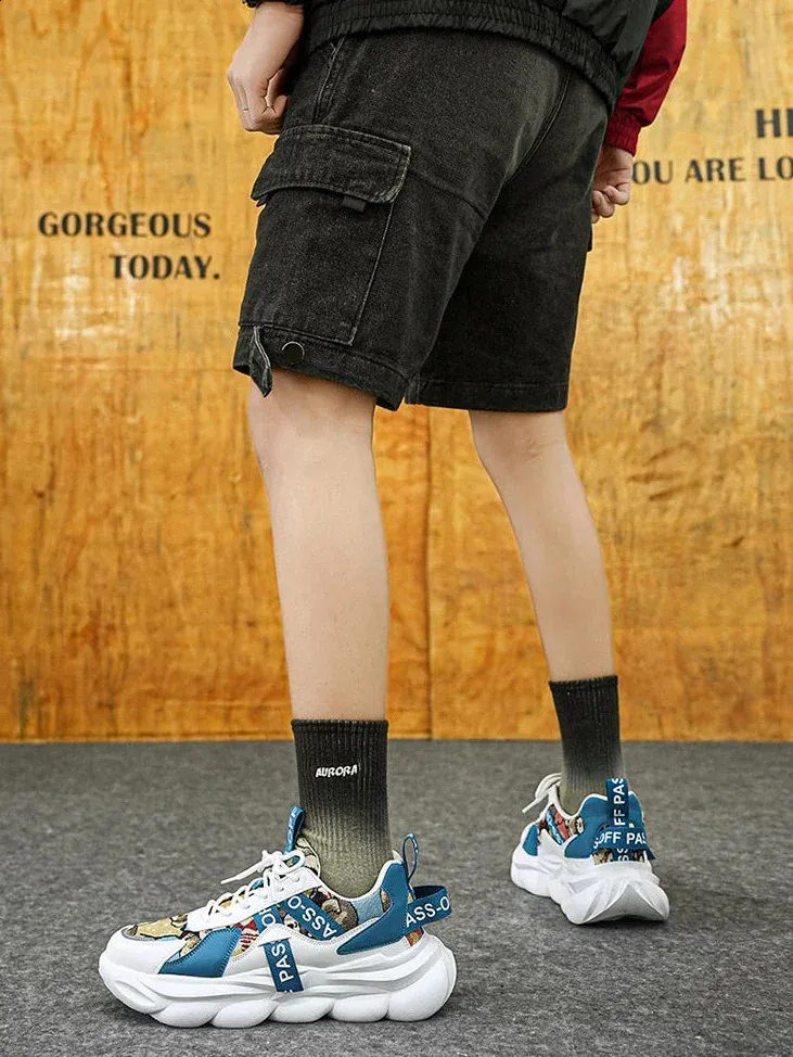 Sports Thick Platform Casual Men's Trainers For Daily Comfort_voghion.com