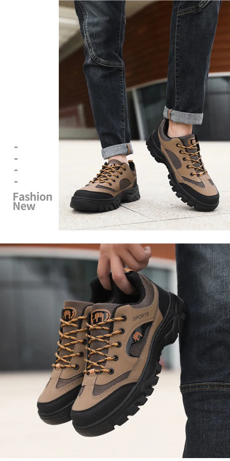 Oulylan Scarpe da trekking antiscivolo per uomo, da arrampicata, sportive, per il tempo libero, da corsa, da trekking, da ginnastica 240619_voghion.com
