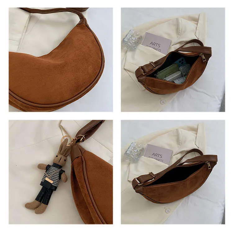 Borsa a tracolla in tweed satinato per studentesse eleganti_voghion.com