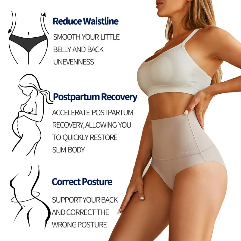 Shaper Women NEWWaist Sexy Seamless Shapewear Body Ice Silk Oddychające majtki modelujące brzuch Butt Lifter Fe 70% zniżki_voghion.com