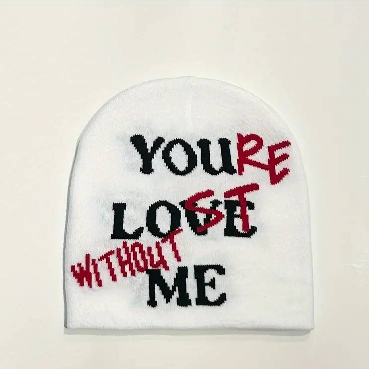 Herrenhüte Strickmützen Lässige Mode Outdoor Warm Vielseitige Nische Ins Beliebtes Gesicht Kleine Jacquardmütze_voghion.com