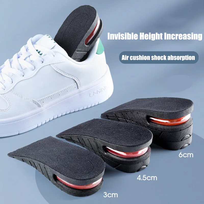 Height Increase for Men Women Elevator Shoes Cushion Unisex Sneakers Heel Lifting Insert Heighten Half Insoles 375cm_voghion.com