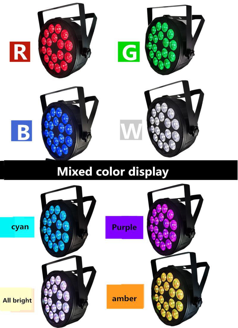 NUOVO stampo 18X12W RGBW LED PAR Light/luce da discoteca controllo DMX512 LED wash light stage attrezzatura professionale per DJ 100% nuovo_voghion.com