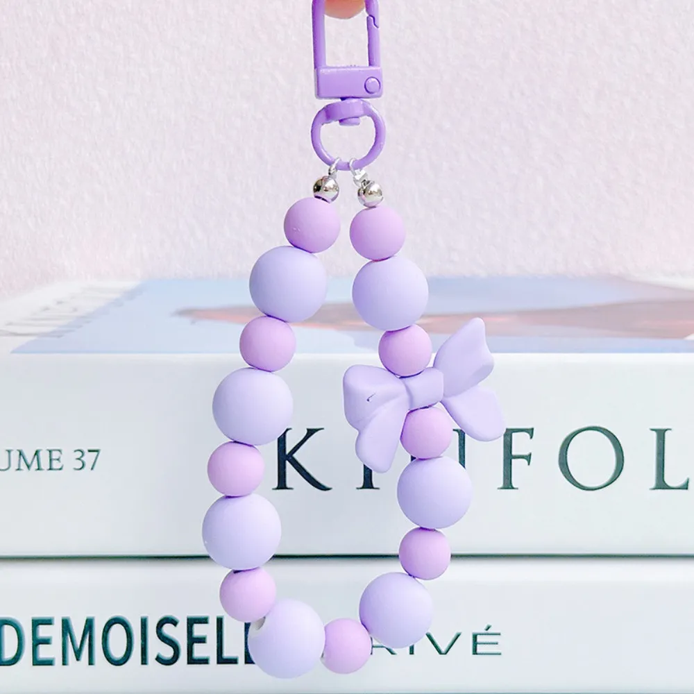 Hot Sale Hanging Cord Strap Handmade Anti-lost Phone Charm Rope Colorful Bowknot Mobile Chain Lanyard Bag_voghion.com