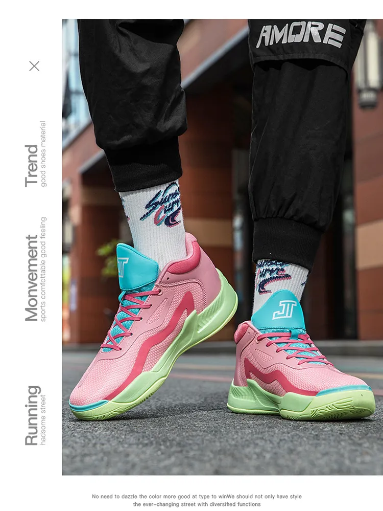 Pink Fashion Cool For Brands 2023 Basketball Shoes Men Athletic Shoe Designer Gym Sneakers Womens Trainers_voghion.com