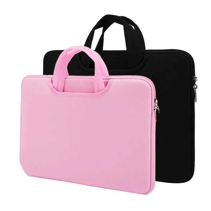 Sac à main pour ordinateur portable de 16 et 17 pouces avec poche avant pouvant contenir une souris d'alimentation, grand espace, sac à main léger pour ordinateur portable241101_voghion.com