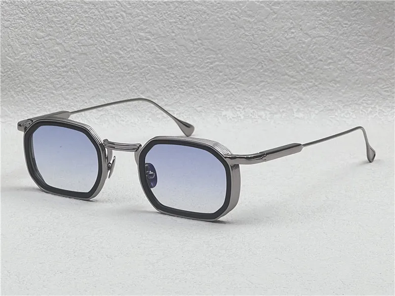Men's Rectangular Sunglasses Metal Frame Uv400 Protection_voghion.com