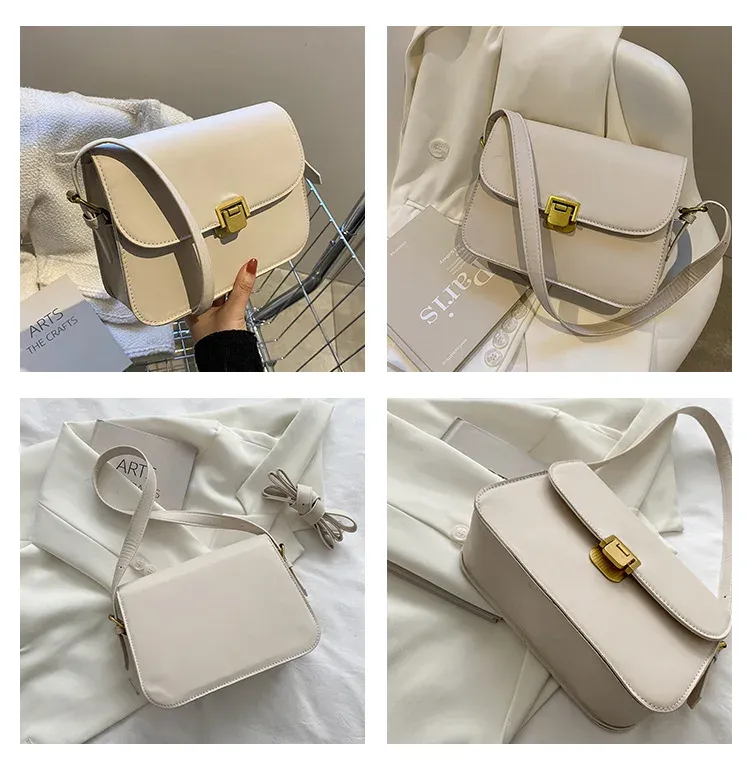 Designer Shoulder Bags Womens 2024 Messenger Bag in Preppy Style - High-Quality Vintage Envelope Briefcase Handbag_voghion.com