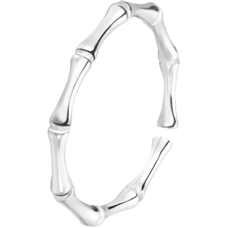 Armring Enkelt Rostfritt Stål Guldfärgad Bambu Ledarmband Trendigt Armband För Kvinnor Män Romantisk Fest Modesmycken_voghion.com