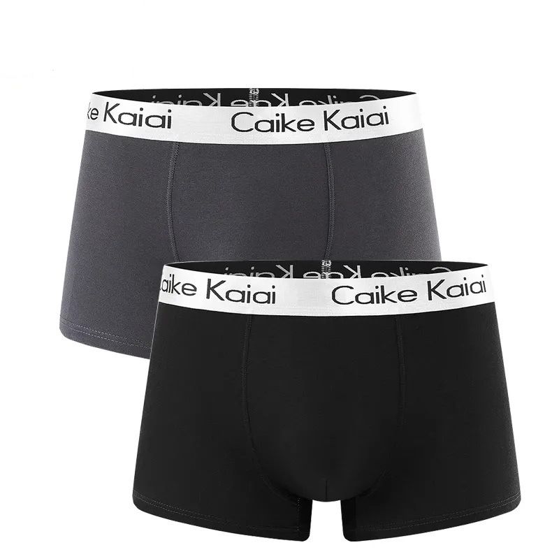 Lenjerie de corp pentru bărbați, bumbac pur cu unghi plat, patru colțuri la modă, antibacteriene, respirabile, pantaloni scurți sexy, pantaloni scurți pentru tineri și_voghion.com