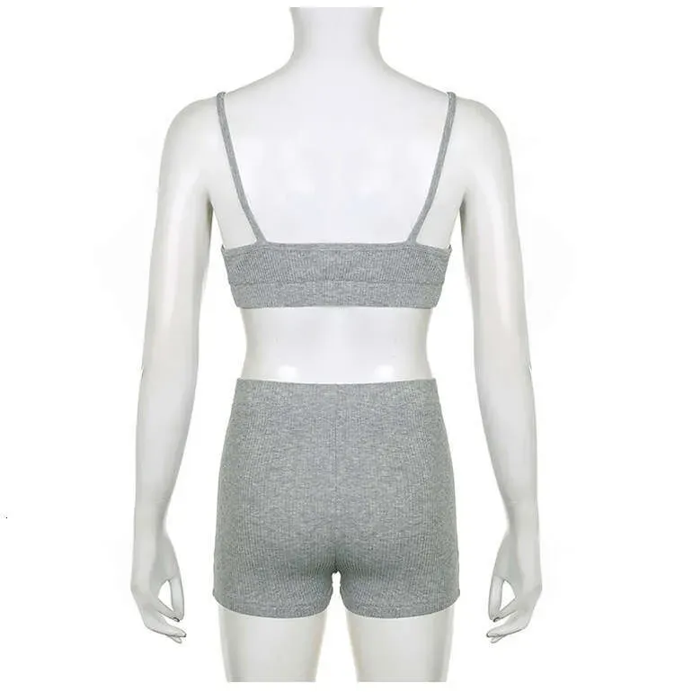ALL121 Yoga Topp Sweatshorts Hettegenser Tre stk sett Dame Sport Dress Strikket Glidelås Hette Cardigan Sweatshirt Vneck_voghion.com