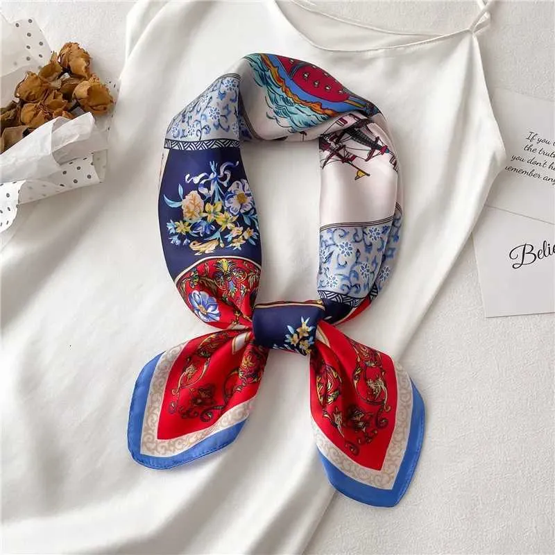 2025 Seidenschal Print Kopftuch Katze Haar Wrap Halstuch Weibliche Satin Quadrat Schal Für Frauen Stirnband Foulard Hijab_voghion.com
